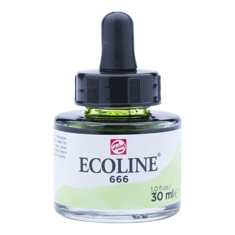 Ecoline Jar 30ml - 666 -  Pastel Green