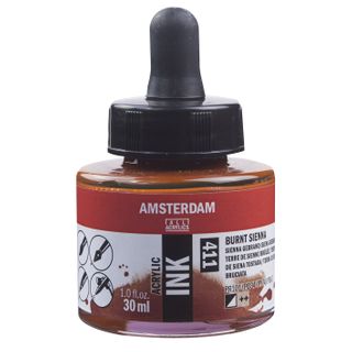 Amsterdam Acrylic Ink 30ml - 411 - Burnt Sienna