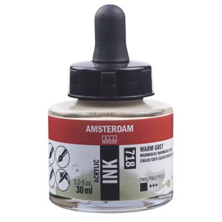 Amsterdam Acrylic Ink 30ml - 718 - Warm Grey