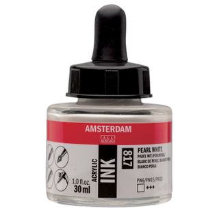Amsterdam Acrylic Ink 30ml - 817 - Pearl White