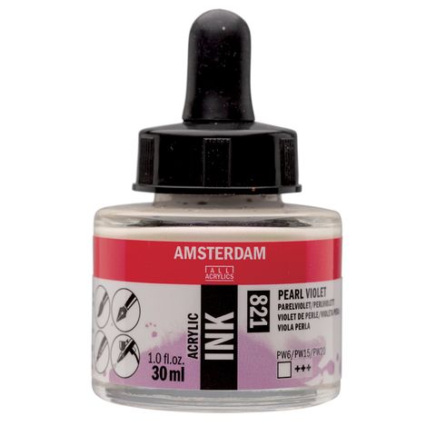 Amsterdam Acrylic Ink 30ml - 821 - Pearl Violet