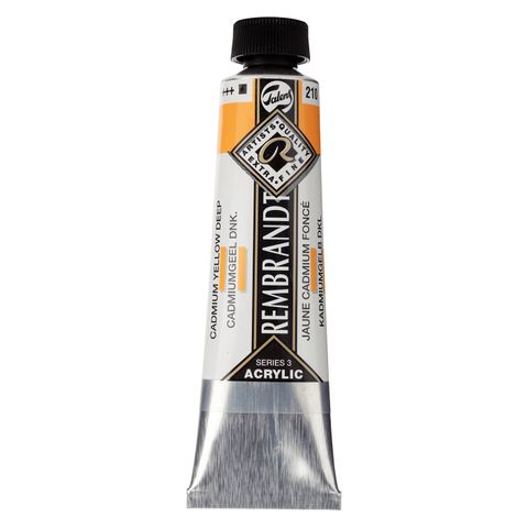 Rembrandt Acrylic - 210 - Cadmium Yellow Deep 40ml