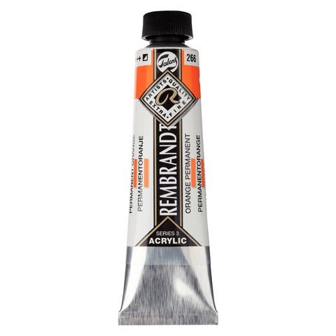 Rembrandt Acrylic - 266 - Permanent Orange 40ml