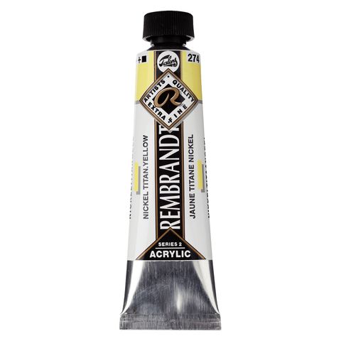 Rembrandt Acrylic - 274 - Nickel Titanium Yellow 4