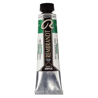 Rembrandt Acrylic - 619 - Permanent Green Deep 40m