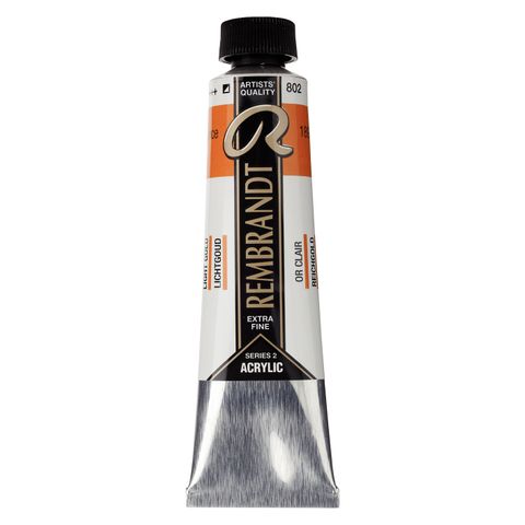 Rembrandt Acrylic - 802 - Light Gold 40ml