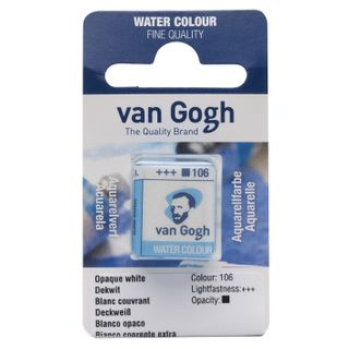 Van Gogh Watercolour Half Pan - 106 - White Extra
