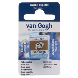 Van Gogh Watercolour Half Pan - 227 - Yellow Ochre