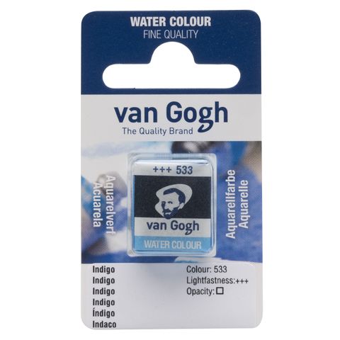 Van Gogh Watercolour Half Pan - 533 - Indigo