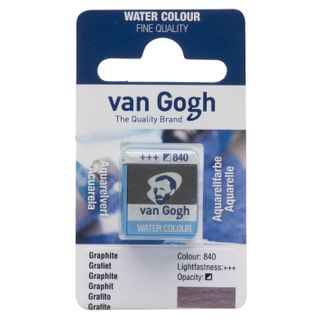 Van Gogh Watercolour Half Pan - 840 - Graphite