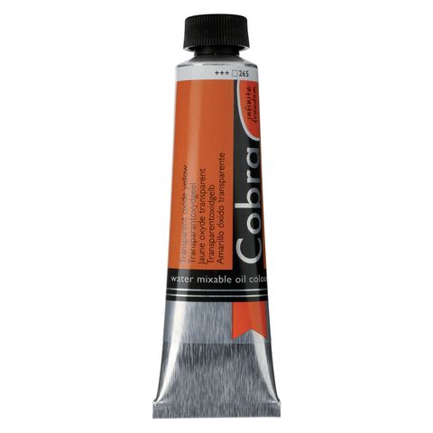 Cobra Artist Water Mixable Oil 40ml - 265 - Transparent Oxide Yellow