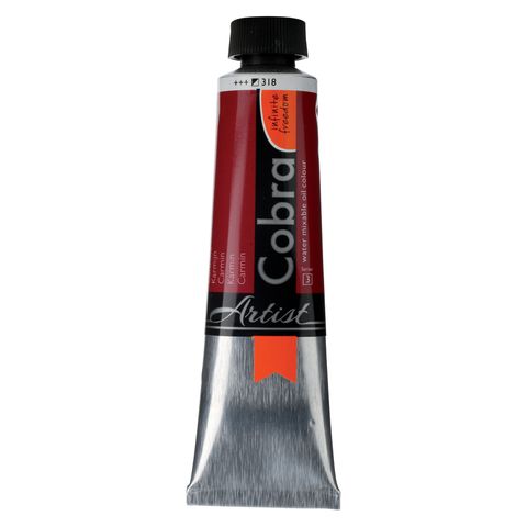 Cobra Artist Water Mixable Oil 40ml - 318 - Carmine