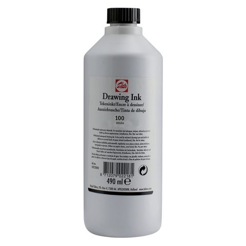 Talens Drawing Ink 490ML- 100 - White