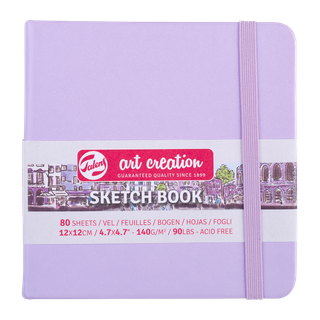 Talens Art Creations Sketch Book Pastel Violet 12x12 140gsm