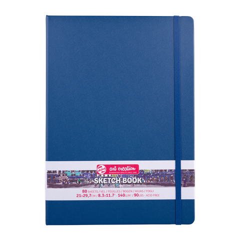 Talens Art Creations Sketch Book Navy Blue 21x30 140gsm