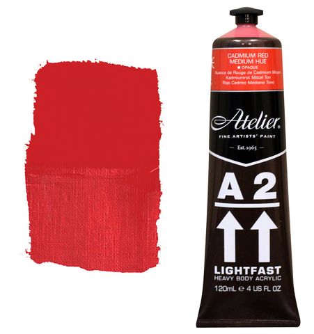 A2 Cad Red Medium Hue 120ml