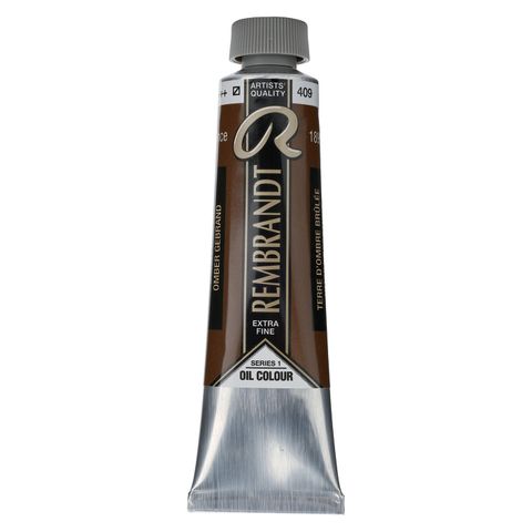 Rembrandt Oil 40ml - 409 - Burnt Umber S1