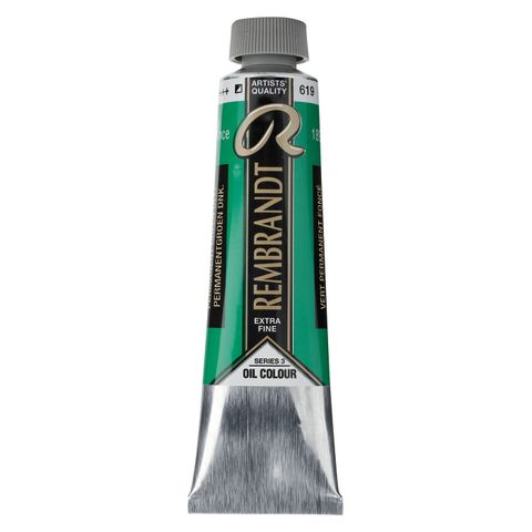 Rembrandt Oil 40ml - 619 - Permanent Green Deep S3