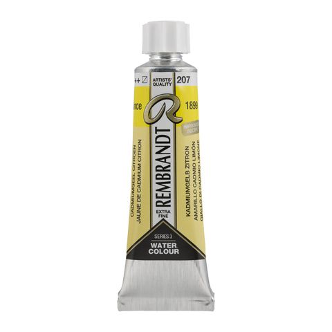 Rembrandt Watercolour 10ml - 207 - Cadmium Yellow Lemon S3