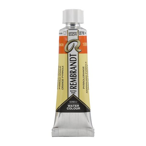 Rembrandt Watercolour 10ml - 278 - Pyrrole Orange S2