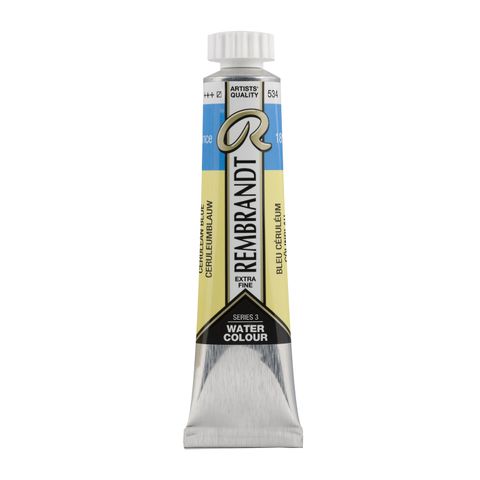 Rembrandt Watercolour 20ml - 534 - Cerulean Blue S3