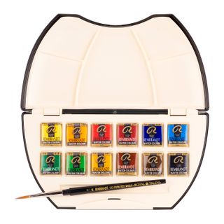 Rembrant Watercolour Pocket Box 12 Pans