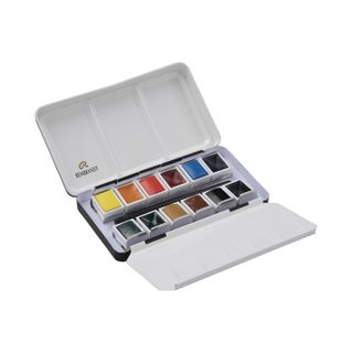 Rembrandt Watercolour Metal 12 Pan Set MONO