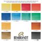 Rembrandt Watercolour Metal 12 Pan Set MONO