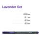 Multiliner Set Lavender 0.5, 0.3, 0.1, 0.05