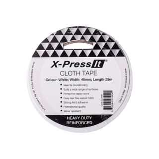 X-Press It Cloth Tape 48mm x 25m White