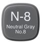 Copic Marker N8-Neutral Gray No.8