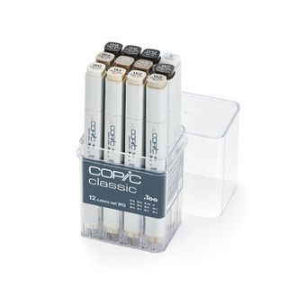 Copic Marker Set 12 Warm Grey