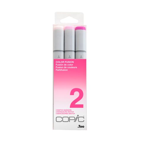 Copic Sketch Set 3 Colour Fusion 2- Pink