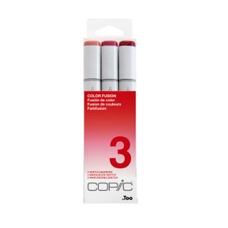 Copic Sketch Set 3 Colour Fusion 3- Red