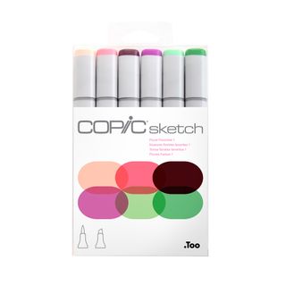 Copic Sketch Set 6 Floral Favourites 1