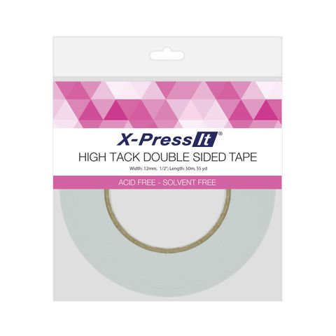 X-Press It Double Sided High Tack Tape 12mm
