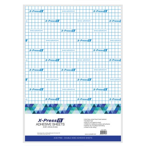 X-Press It Double Sided Tape Sheets A3