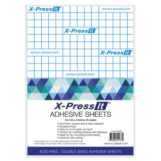 X-Press It Double Sided Tape Sheets A5