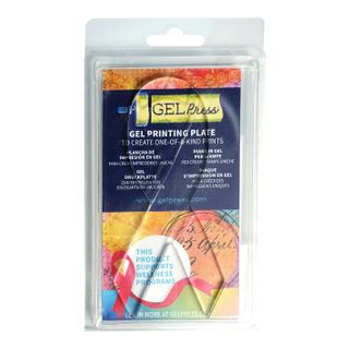 Gel Press Mono Printing Plate Awareness Ribbon