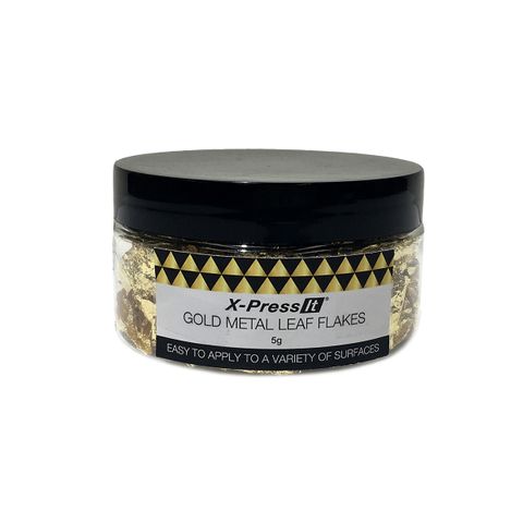 X-Press It Metal Leaf Flakes 5g Gold