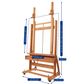 MABEF M02 Studio Easel Double Mast With Crank For Elevation