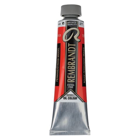 Rembrandt Oil 40ml - 377 - Permanent Red Medium S3