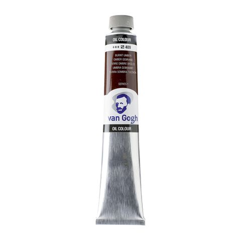 Van Gogh Oil 60ml - 409 - Burnt Umber S1