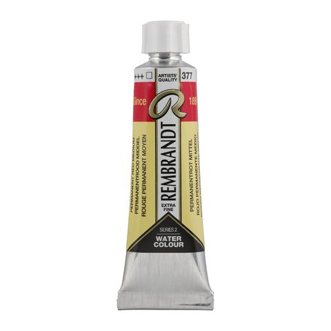 Rembrandt Watercolour 10ml - 377 - Permanent Red Medium S2