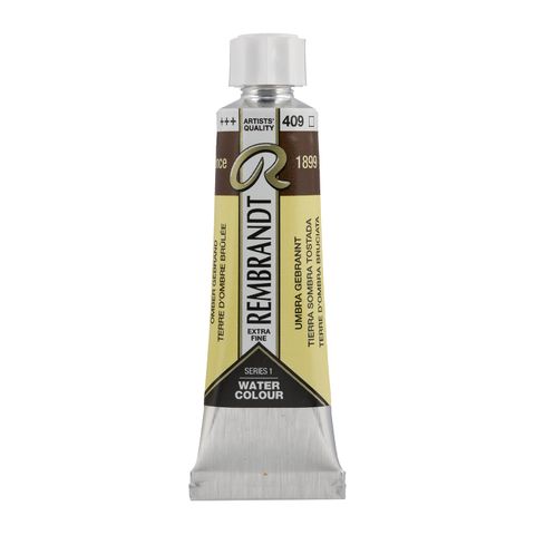 Rembrandt Watercolour 10ml - 409 - Burnt Umber S1