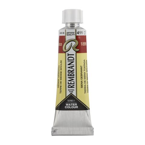 Rembrandt Watercolour 10ml - 411 - Burnt Sienna S1