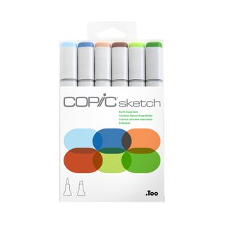 Copic Sketch Set 6 Earth Essentials