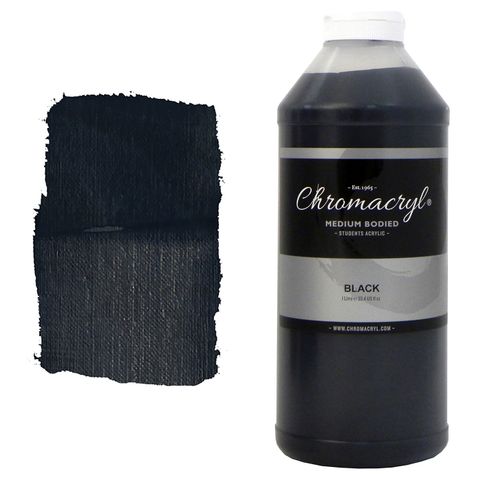 Chromacryl 1 lt Black