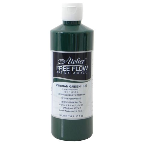 Atelier Free Flow Viridian Green Hue S1 500ml