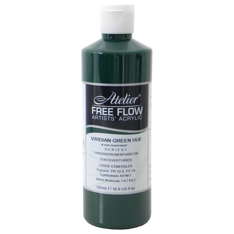 Atelier Free Flow Viridian Green Hue S1 500ml